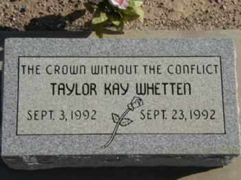 WHETTEN, TAYLOR KAY - Graham County, Arizona | TAYLOR KAY WHETTEN - Arizona Gravestone Photos