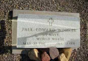 WINKLER, PAUL EDWARD - Graham County, Arizona | PAUL EDWARD WINKLER - Arizona Gravestone Photos