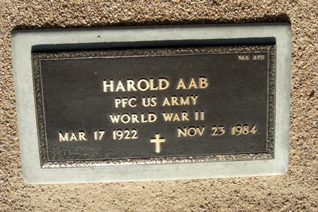 AAB, HAROLD - Maricopa County, Arizona | HAROLD AAB - Arizona Gravestone Photos