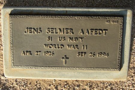 AAFEDT, JENS SELMER - Maricopa County, Arizona | JENS SELMER AAFEDT - Arizona Gravestone Photos