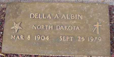 ALBIN, DELLA A. - Maricopa County, Arizona | DELLA A. ALBIN - Arizona Gravestone Photos