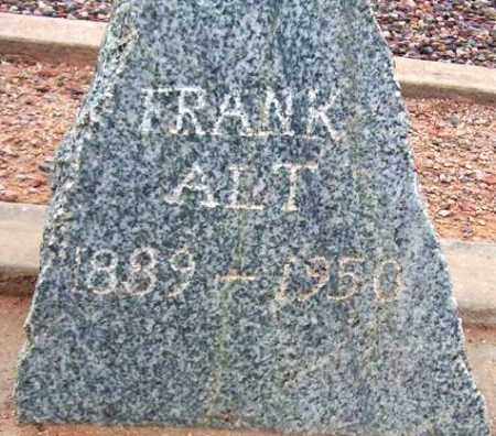 ALT, FRANK - Maricopa County, Arizona | FRANK ALT - Arizona Gravestone Photos