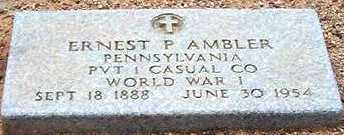 AMBLER, ERNEST PAUL - Maricopa County, Arizona | ERNEST PAUL AMBLER - Arizona Gravestone Photos