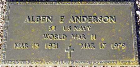 ANDERSON, ALBEN E. - Maricopa County, Arizona | ALBEN E. ANDERSON - Arizona Gravestone Photos