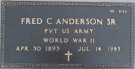 ANDERSON, FRED C., SR. - Maricopa County, Arizona | FRED C., SR. ANDERSON - Arizona Gravestone Photos
