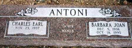 ANTONI, BARBARA JOAN - Maricopa County, Arizona | BARBARA JOAN ANTONI - Arizona Gravestone Photos