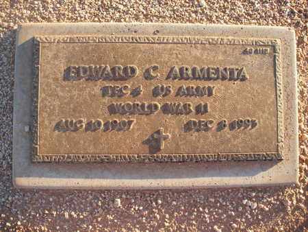 ARMENTA, EDWARD C. - Maricopa County, Arizona | EDWARD C. ARMENTA - Arizona Gravestone Photos