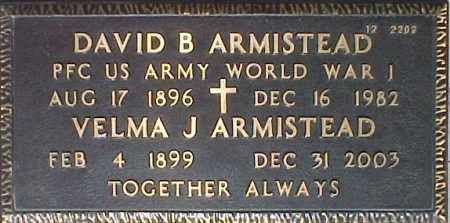 ARMISTEAD, DAVID B - Maricopa County, Arizona | DAVID B ARMISTEAD - Arizona Gravestone Photos
