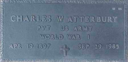 ATTERBURY, CHARLES W - Maricopa County, Arizona | CHARLES W ATTERBURY - Arizona Gravestone Photos