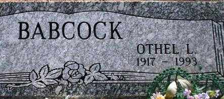 BABCOCK, OTHEL L. - Maricopa County, Arizona | OTHEL L. BABCOCK - Arizona Gravestone Photos