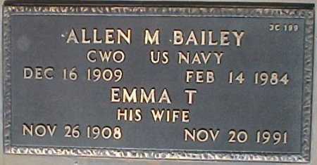BAILEY, ALLEN M. - Maricopa County, Arizona | ALLEN M. BAILEY - Arizona Gravestone Photos