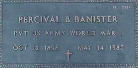 BANISTER, PERCIVAL B. - Maricopa County, Arizona | PERCIVAL B. BANISTER - Arizona Gravestone Photos