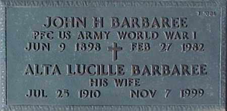 BARBAREE, ALTA LUCILLE - Maricopa County, Arizona | ALTA LUCILLE BARBAREE - Arizona Gravestone Photos
