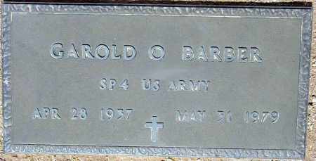 BARBER, GAROLD O. - Maricopa County, Arizona | GAROLD O. BARBER - Arizona Gravestone Photos