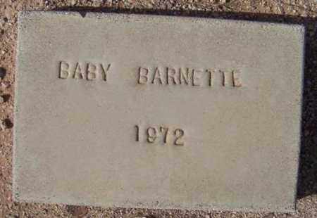 BARNETTE, BABY - Maricopa County, Arizona | BABY BARNETTE - Arizona Gravestone Photos