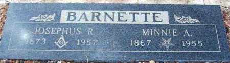 BARNETTE, MINNIE - Maricopa County, Arizona | MINNIE BARNETTE - Arizona Gravestone Photos