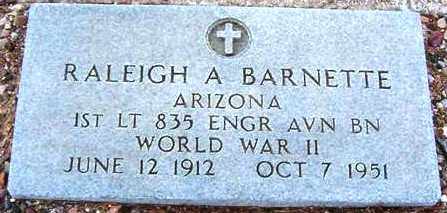 BARNETTE, RALEIGH A. - Maricopa County, Arizona | RALEIGH A. BARNETTE - Arizona Gravestone Photos