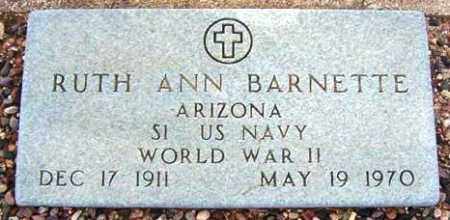 BARNETTE, RUTH ANN - Maricopa County, Arizona | RUTH ANN BARNETTE - Arizona Gravestone Photos
