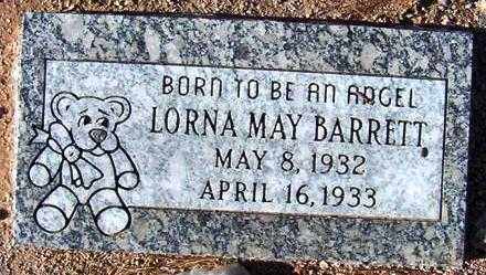 BARRETT, LORNA MAY - Maricopa County, Arizona | LORNA MAY BARRETT - Arizona Gravestone Photos