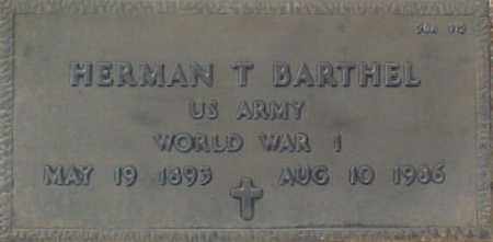 BARTHEL, HERMAN T. - Maricopa County, Arizona | HERMAN T. BARTHEL - Arizona Gravestone Photos