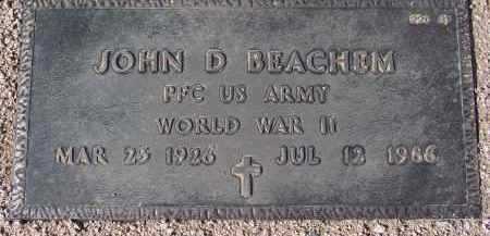 BEACHEM, JOHN D. - Maricopa County, Arizona | JOHN D. BEACHEM - Arizona Gravestone Photos