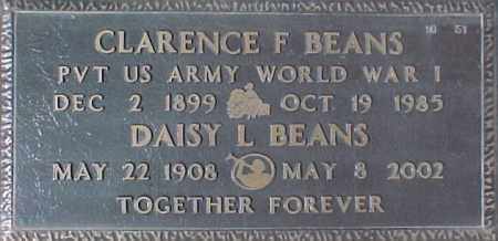 BEANS, CLARENCE F. - Maricopa County, Arizona | CLARENCE F. BEANS - Arizona Gravestone Photos