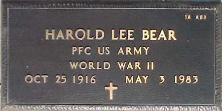 BEAR, HAROLD LEE - Maricopa County, Arizona | HAROLD LEE BEAR - Arizona Gravestone Photos