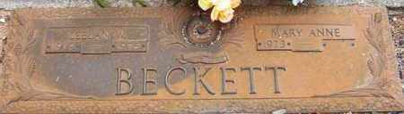 BECKETT, LEELAN W. - Maricopa County, Arizona | LEELAN W. BECKETT - Arizona Gravestone Photos