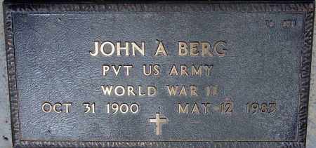 BERG, JOHN A. - Maricopa County, Arizona | JOHN A. BERG - Arizona Gravestone Photos