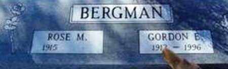 BERGMAN, GORDON E. - Maricopa County, Arizona | GORDON E. BERGMAN - Arizona Gravestone Photos