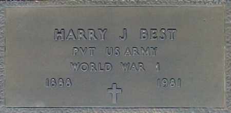 BEST, HARRY J - Maricopa County, Arizona | HARRY J BEST - Arizona Gravestone Photos