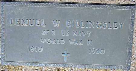 BILLINGSLEY, LEMUEL W. - Maricopa County, Arizona | LEMUEL W. BILLINGSLEY - Arizona Gravestone Photos