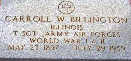 BILLINGTON, CARROLL W. - Maricopa County, Arizona | CARROLL W. BILLINGTON - Arizona Gravestone Photos