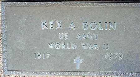 BOLIN, REX A. - Maricopa County, Arizona | REX A. BOLIN - Arizona Gravestone Photos