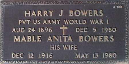 BOWERS, HARRY J. - Maricopa County, Arizona | HARRY J. BOWERS - Arizona Gravestone Photos