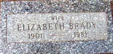 BRADY, ELIZABETH - Maricopa County, Arizona | ELIZABETH BRADY - Arizona Gravestone Photos