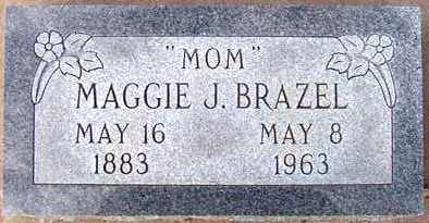 BRAZEL, MAGGIE J. - Maricopa County, Arizona | MAGGIE J. BRAZEL - Arizona Gravestone Photos
