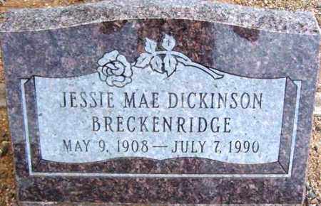 DICKINSON BRECKENRIDGE, JESSIE MAE - Maricopa County, Arizona | JESSIE MAE DICKINSON BRECKENRIDGE - Arizona Gravestone Photos