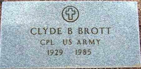 BROTT, CLYDE B. - Maricopa County, Arizona | CLYDE B. BROTT - Arizona Gravestone Photos
