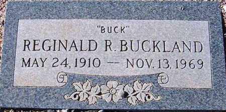 BUCKLAND, REGINALD R. (BUCK) - Maricopa County, Arizona | REGINALD R. (BUCK) BUCKLAND - Arizona Gravestone Photos
