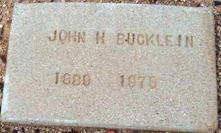 BUCKLEIN, JOHN H. - Maricopa County, Arizona | JOHN H. BUCKLEIN - Arizona Gravestone Photos