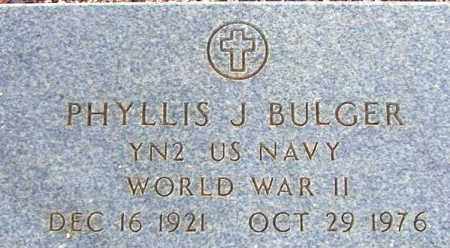 BULGER, PHYLLIS J. - Maricopa County, Arizona | PHYLLIS J. BULGER - Arizona Gravestone Photos