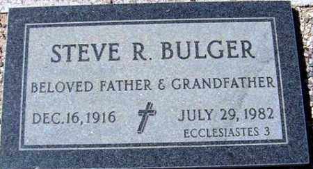 BULGER, STEVE R. - Maricopa County, Arizona | STEVE R. BULGER - Arizona Gravestone Photos