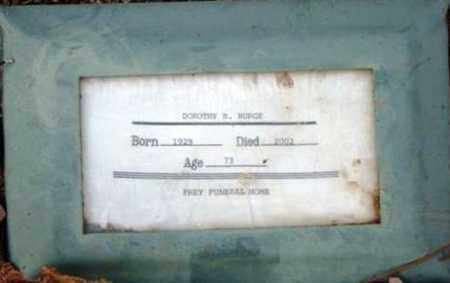 BURGE, DOROTHY - Maricopa County, Arizona | DOROTHY BURGE - Arizona Gravestone Photos