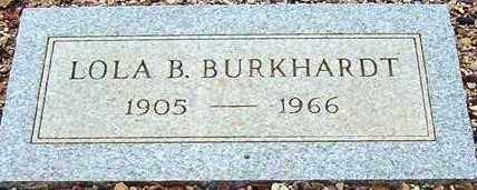 BURKHARDT, LOLA B. - Maricopa County, Arizona | LOLA B. BURKHARDT - Arizona Gravestone Photos