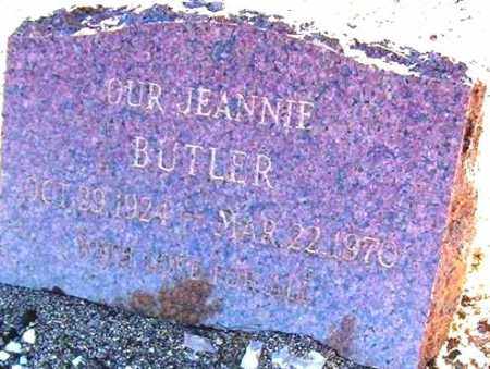 BUTLER, JEANNIE - Maricopa County, Arizona | JEANNIE BUTLER - Arizona Gravestone Photos