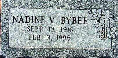 BYBEE, NADINE V. - Maricopa County, Arizona | NADINE V. BYBEE - Arizona Gravestone Photos