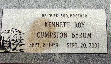 BYRUM, KENNETH ROY CUMPSTON - Maricopa County, Arizona | KENNETH ROY CUMPSTON BYRUM - Arizona Gravestone Photos