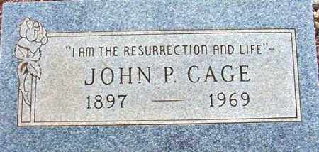 CAGE, JOHN P. - Maricopa County, Arizona | JOHN P. CAGE - Arizona Gravestone Photos