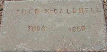 CALDWELL, FRED W. - Maricopa County, Arizona | FRED W. CALDWELL - Arizona Gravestone Photos